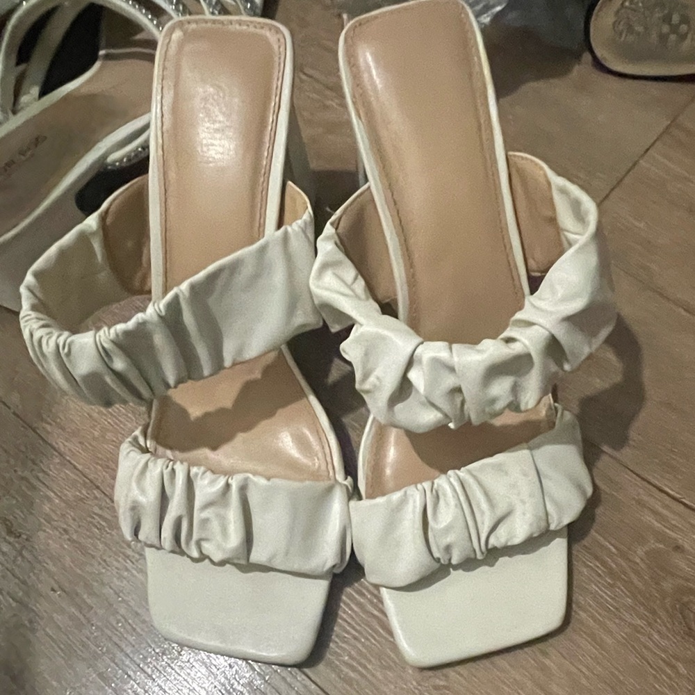 Elegant White Women's Sandals